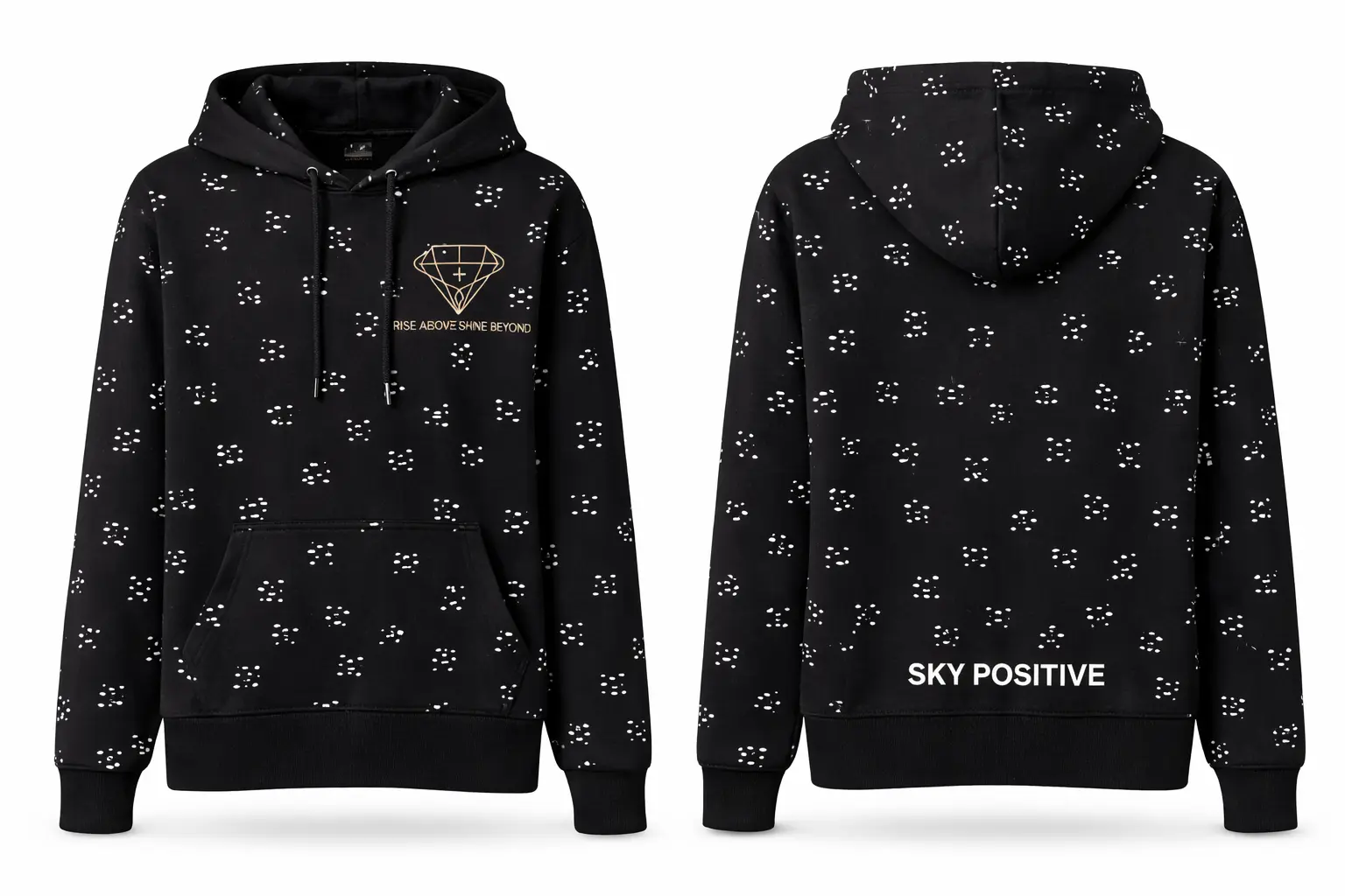 Rise Above Hoodie, Black Edition