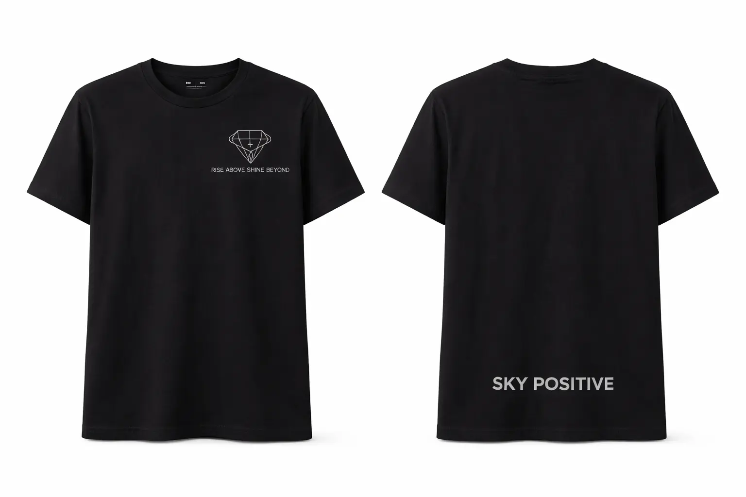 Rise Above Tee, Black Edition